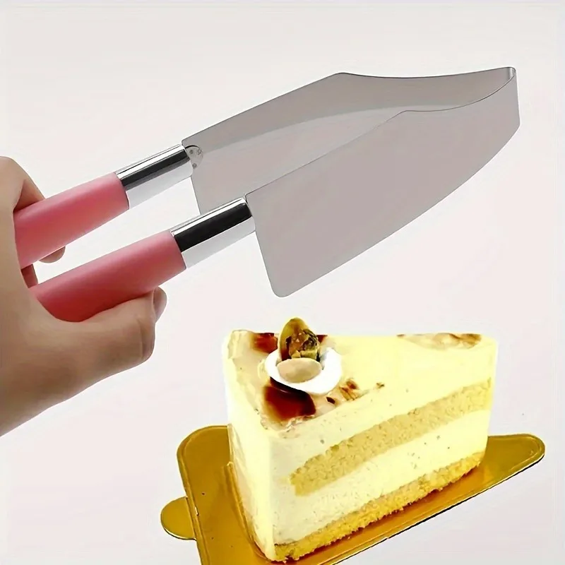 

One piece, Stainless Steel Cake Slicer - Creative Cake Slicer, Pastry Slicer, Pizza Pie Slicer - Convenient Kitchen Tool