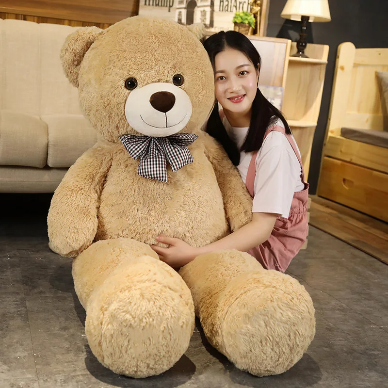 High Quality Giant American Bear Plush Doll Soft Stuffed Animal Bear Plush Toys Kids Girls Valentine Lover Birthday Gift