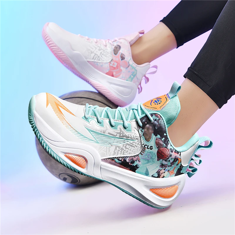 

2025 New Men's Basketball Shoes Original Breathable Comfortable Non-Slip Training Sports Sneakers Male Footwear