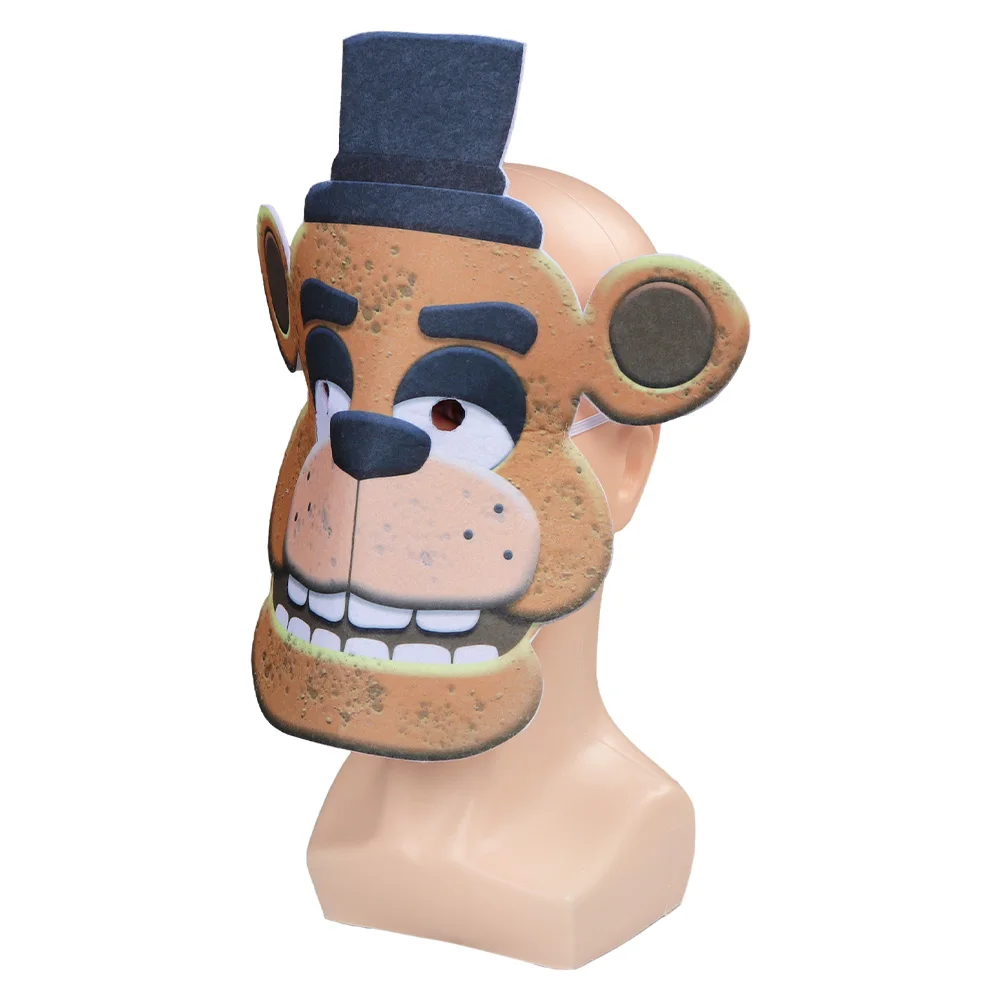 Divertente orso Cosplay maschera di Fantasia accessori per costumi Cosplay gioco Horror FNAF Roleplay Fantasia puntelli copricapo uomo maschio adulto