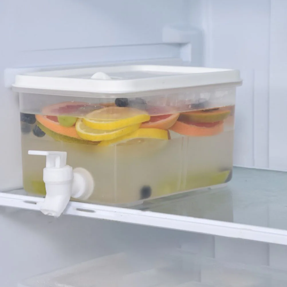 

1pc Compact Cold Water Pitcher Lid Large Opening Fridge Beverage Jug Ice Tea Juice Container Summer for Family
