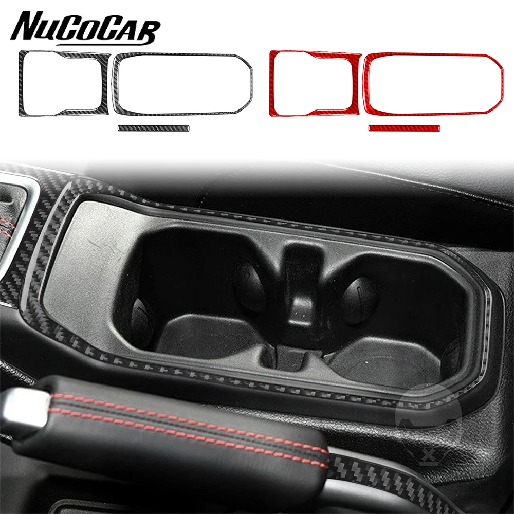 

For Jeep Wrangler JL 2018-2023 Gladiator 2020-2023 Carbon Fiber Gear Shift Panel Car Interior Accessories Decorative Stickers