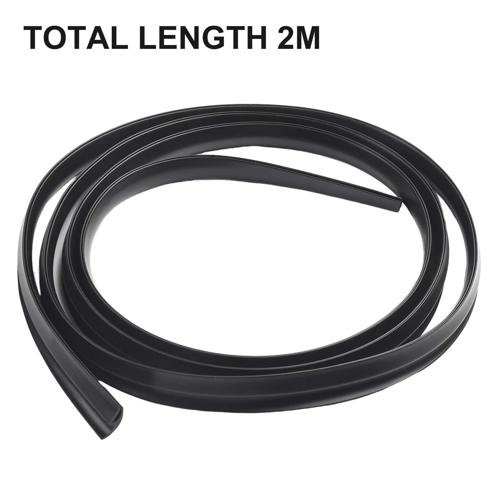 2M Car Rubber Sealing Strip Auto Windshield Lid Gap Seal Strip Universal Windshield Sunroof Trim Waterproof Dustproof Auto Acces