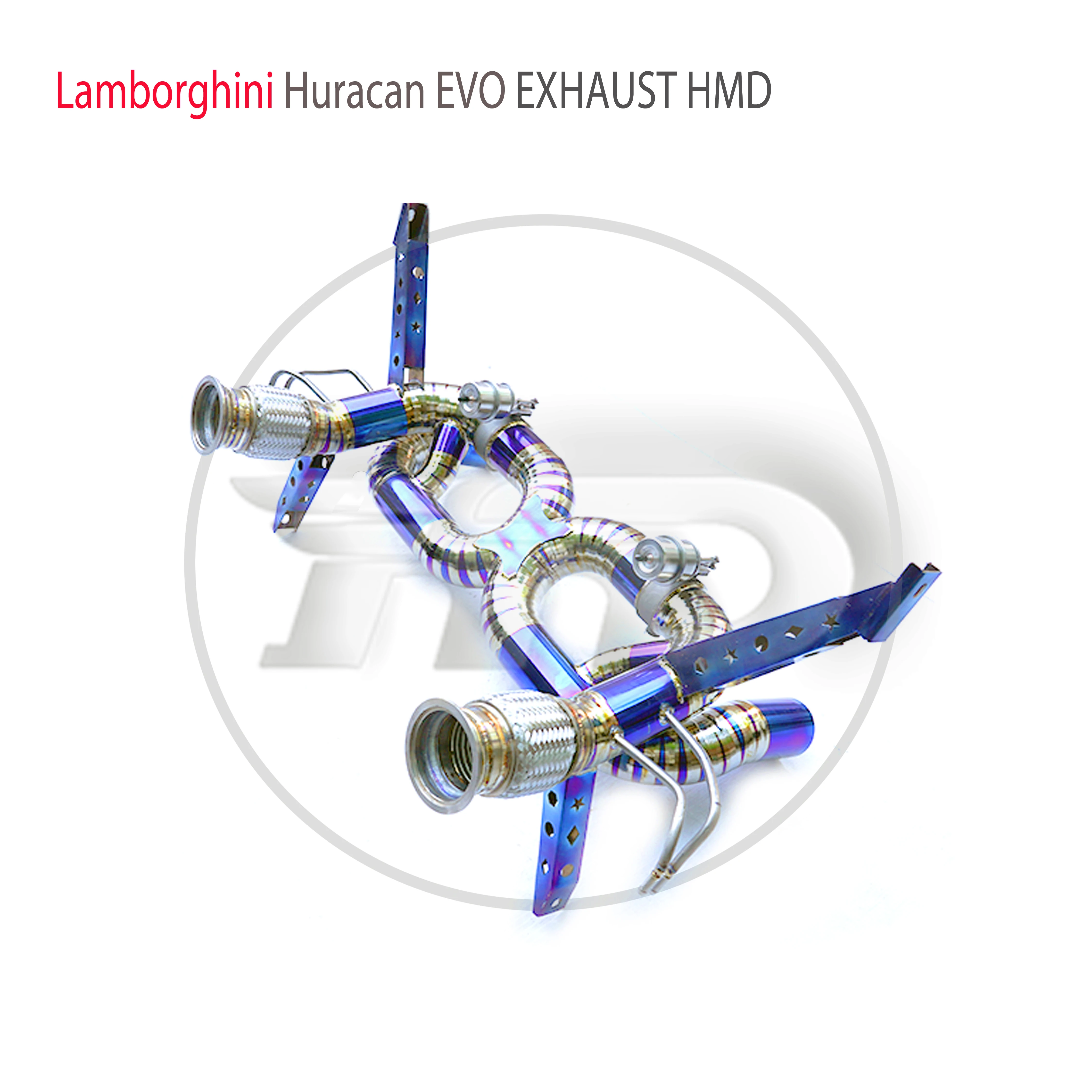 HMD Titanium Alloy Exhaust System Performance Catback for Lamborghini Huracan EVO Auto Modification High Pitch Version