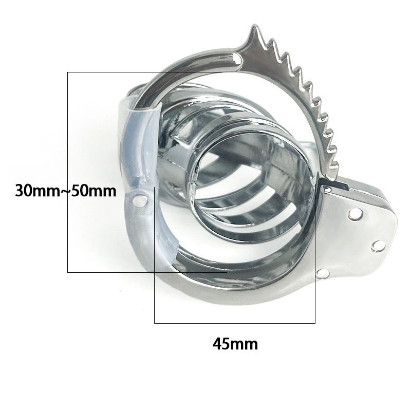 Kunci Kesucian Pria Kunci CB Penis Logam dengan Pengekangan Pantang Lonjakan Kandang Ayam Banci Mainan Seks Dewasa Homoseksual untuk Pria