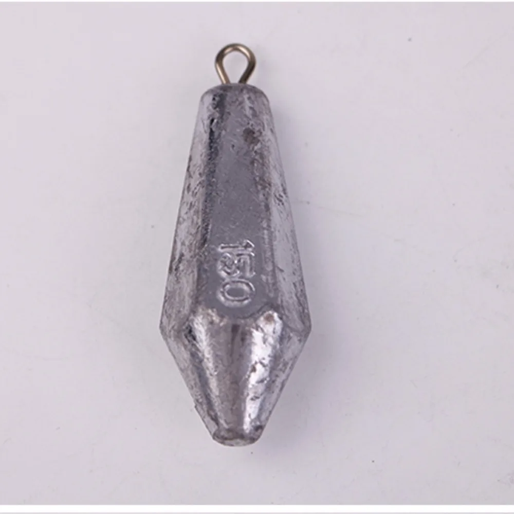 10g-200g Tail lead Sinker Fishing Lead concave bottom roadrunner tapering lead Sinkers  Lead Weights 10g-100g Fishing Tackle