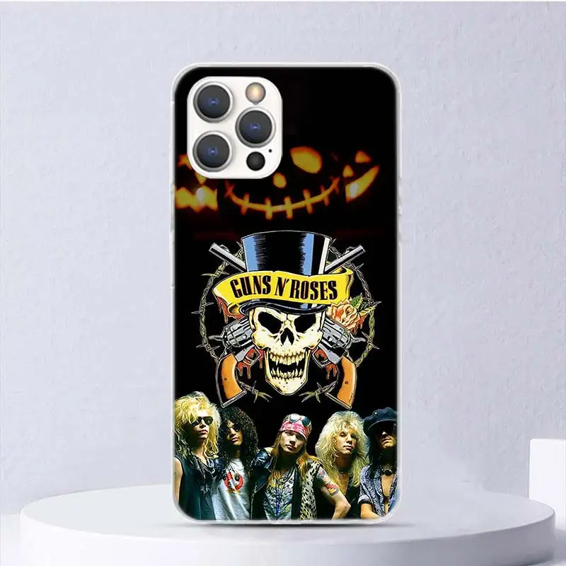 Guns N Roses Good Time Soft Case For iPhone 16 15 Plus 11 12 13 Mini 14 Pro Max Apple Phone Cover X XS XR SE 7 8 SE Coque 11 12