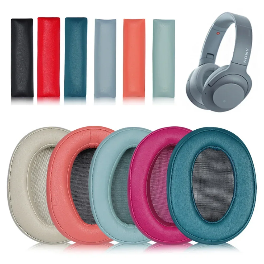 Wymienne poduszki nauszników do słuchawek Sony MDR-100ABN WH-H900N Wysokiej jakości poduszki nauszników do słuchawek Sony Część naprawcza zestawu słuchawkowego