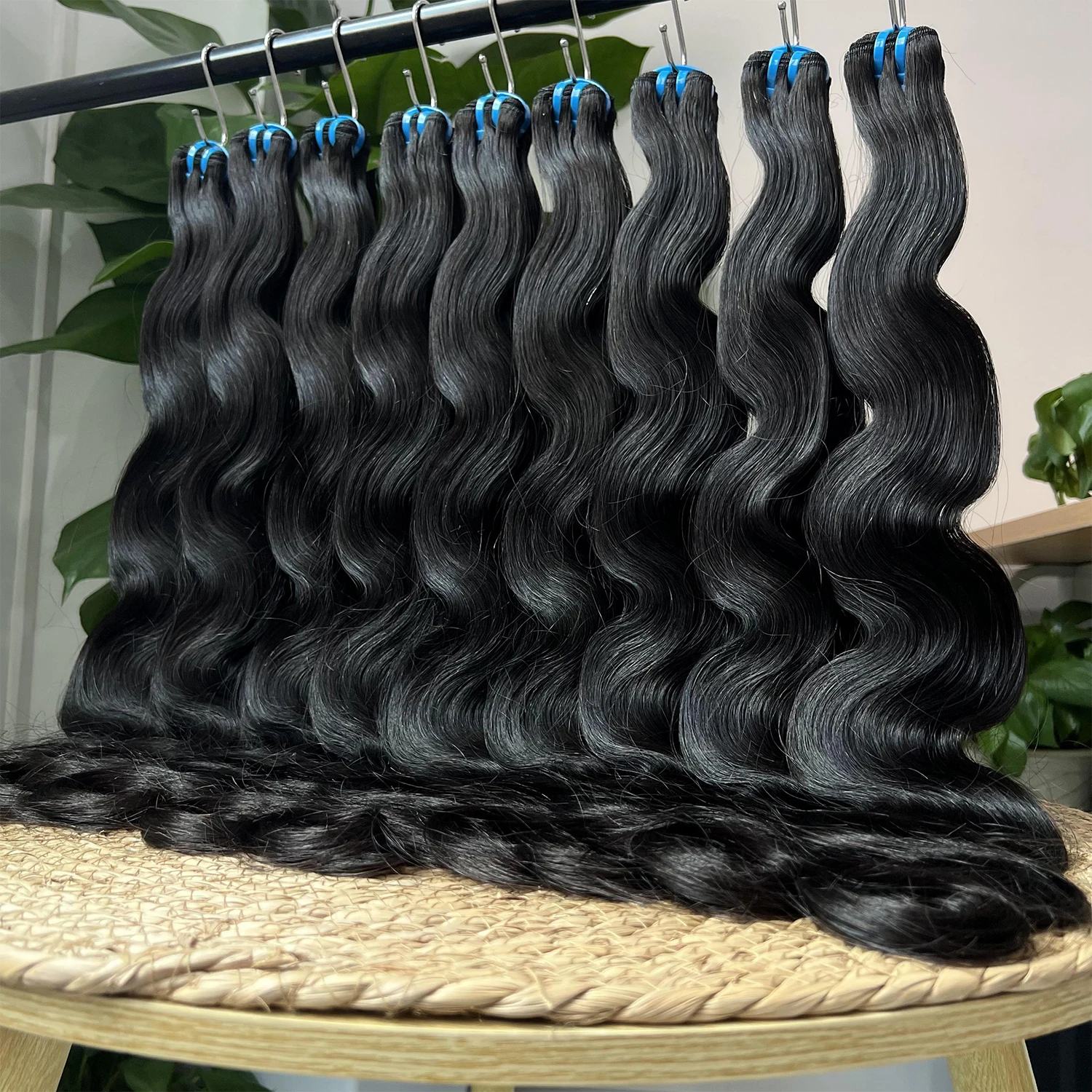 SWANEE 15A Double Drawn Body Wave Bundles Vietnamese Raw Human Hair Bundles Natural Human Hair Extensions For Women  Cosplay