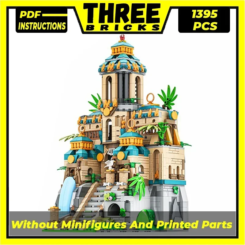 

Moc Building Bricks Famous Street View Model The Lost Temple Technology Modular Blocks Gifts Christmas Toys DIY Sets Assembly