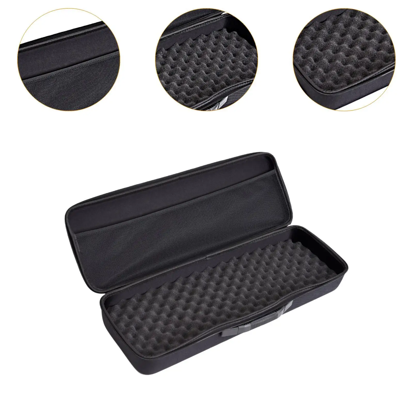 Fishing Reel Storage Bag EVA Zipper Case Protective Handle Carry Gear for Lure Fishing Equipment