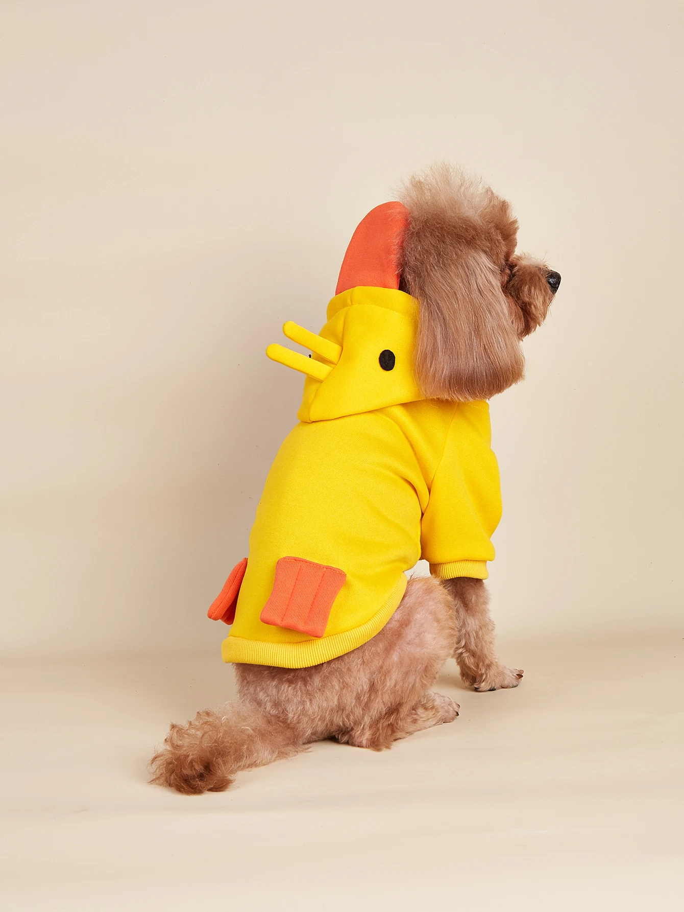 Dog Cloth for Small Dogs Costume Duck Puppy with  Doggie  Pet Clothes Soft Cosplay Apparel Attire