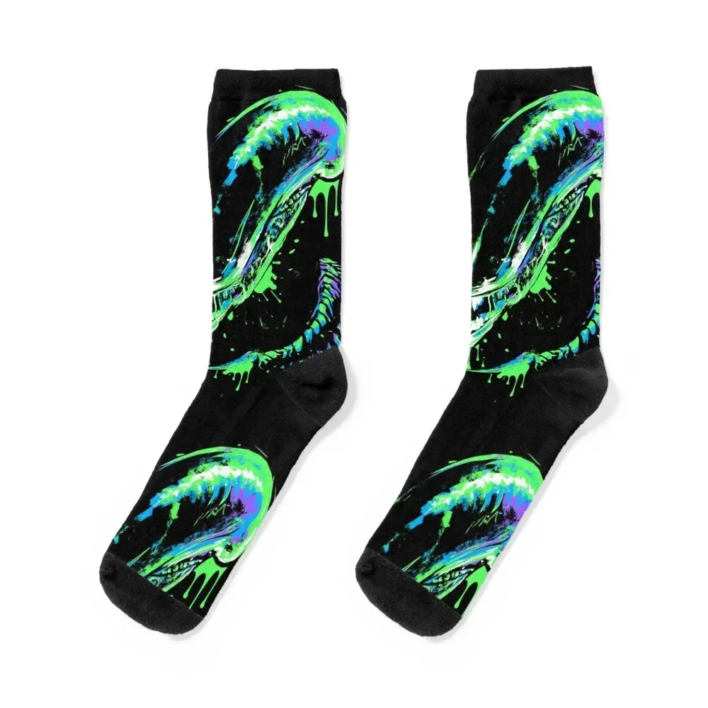 

Colorul Xenomorph Socks japanese fashion kids moving stockings basketball Men Socks Luxury Brand Women's