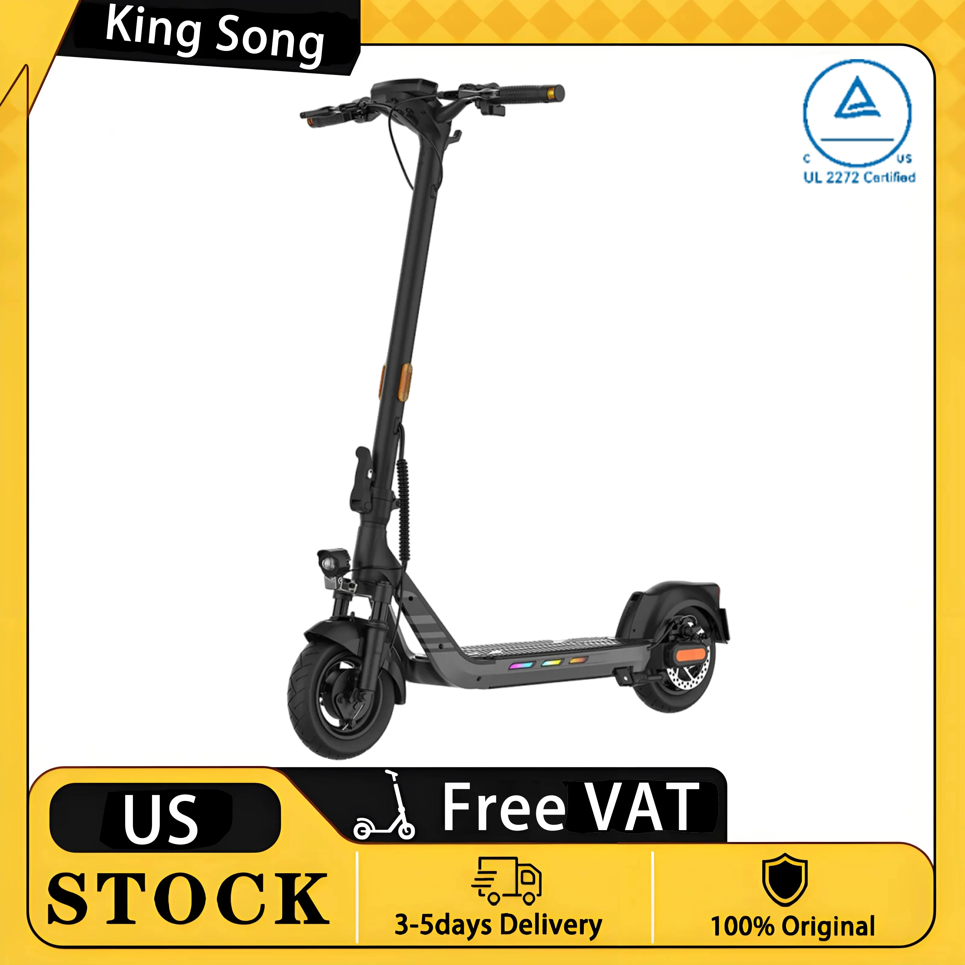 

Электросамокат KingSong N14 KSE | 10-дюймовый электросамокат с батареей 697,45 Вт·ч, номинальной мощностью 500 Вт, пиковой мощностью 900 Вт, запасом хода 60 км, сертифицированный UL2272, безопасный.