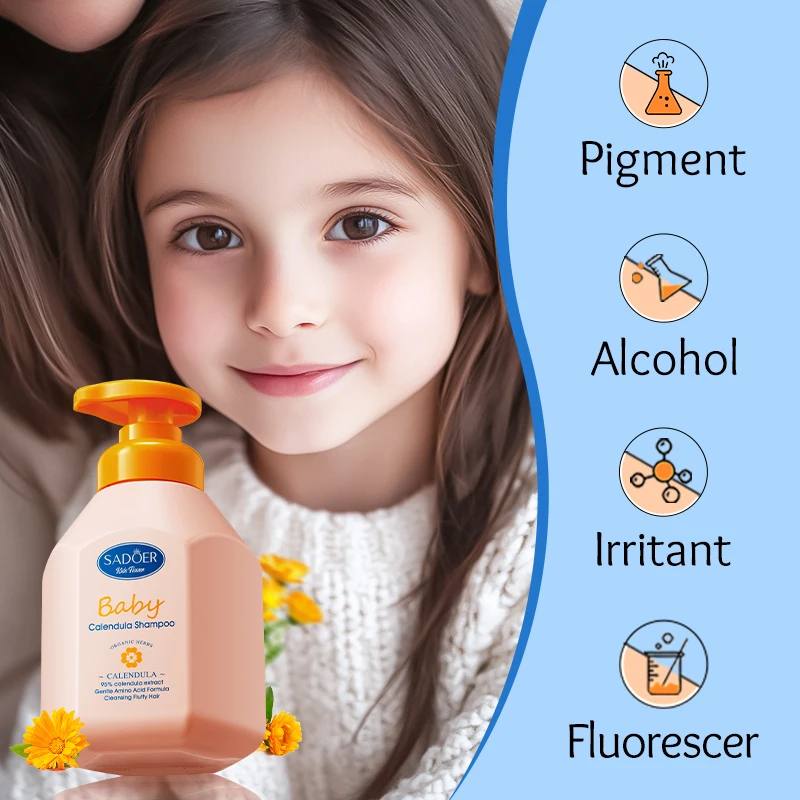 

Calendula Smoothing Shampoo Amino Acid Volumizing Cleanser for Frizzy Hair, Sulfate-Free & Hydrating Hair Wash with Natural R2Z6