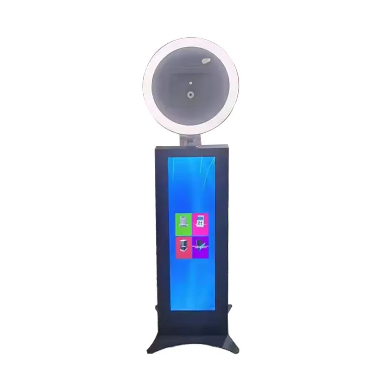 LCD Display 37inch ipad Booth with DSLR Camera Holder with RGB Led Light