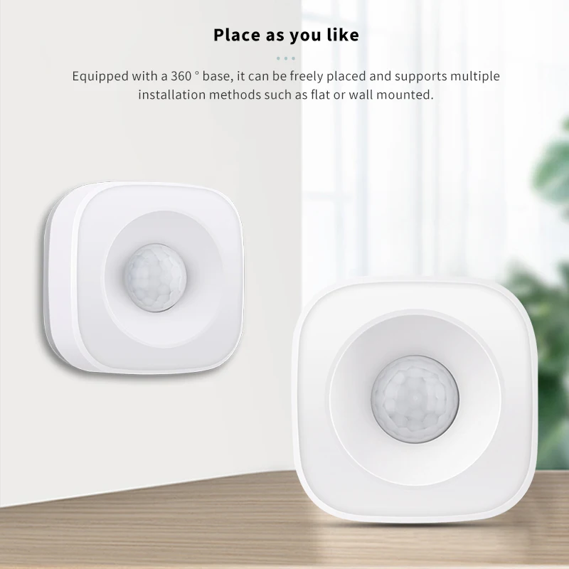 Tuya Zigbee/Wifi Human Motion Sensor Smart Home Mini PIR Monitor Sensor Infrared Detector Security Protection Smart Life