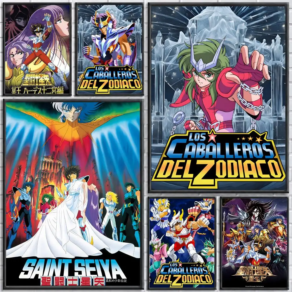 Anime Saint Seiya   Print Wall Art Pictures Canvas Painting Living Room Bedroom Home Decor Poster