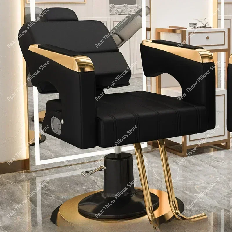 Hairdressing Swivel Barber Chairs Recliner Adjustable Hair Cutting Comfort   Spa Speciality Sillas Furniture QF50BC