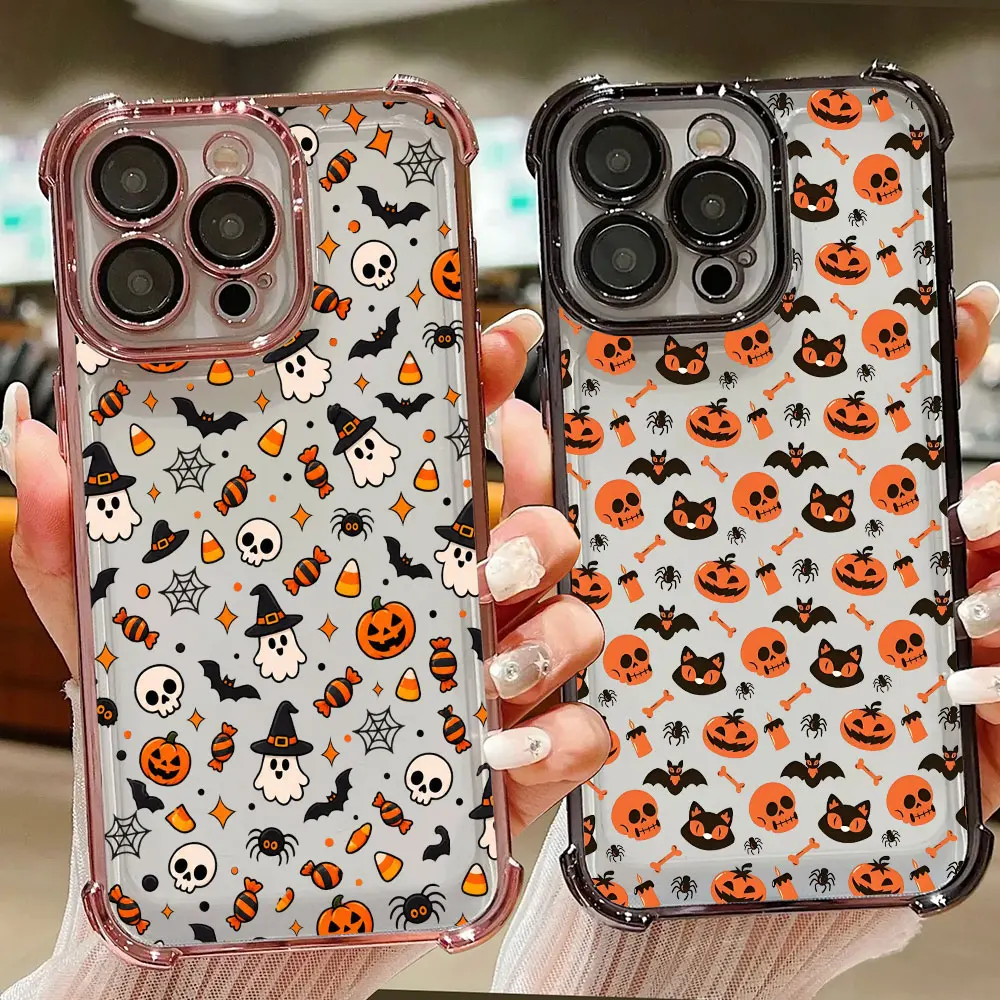 Happy Halloween Cute Case For Samsung Galaxy A57 A56 A55 A54 A53 A52 A37 A36 A35 A34 A27 A26 A25 A17 A16 A14 A07 A06 Phone Cover