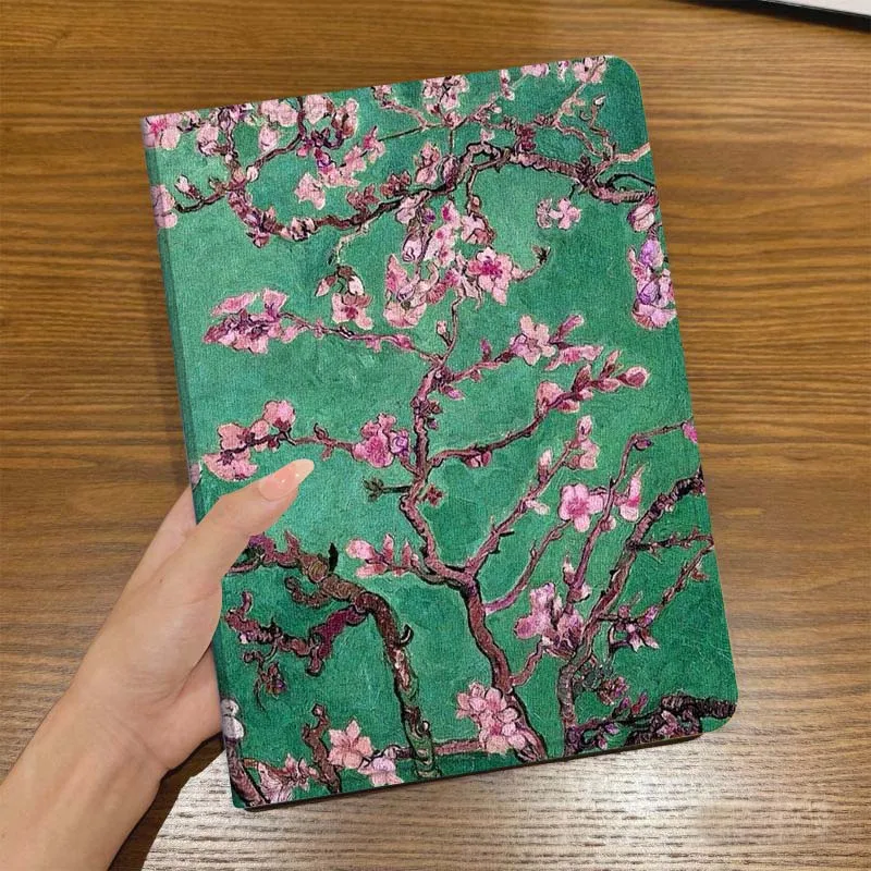 حافظة كمبيوتر لوحي عتيقة على شكل زهرة فنية لجهاز iPad Pro Air Mini 1 2 3 4 5 6 7 8th 9th 10th 11th 10.2 9.7 10.5 10.9 11 12.9 #5