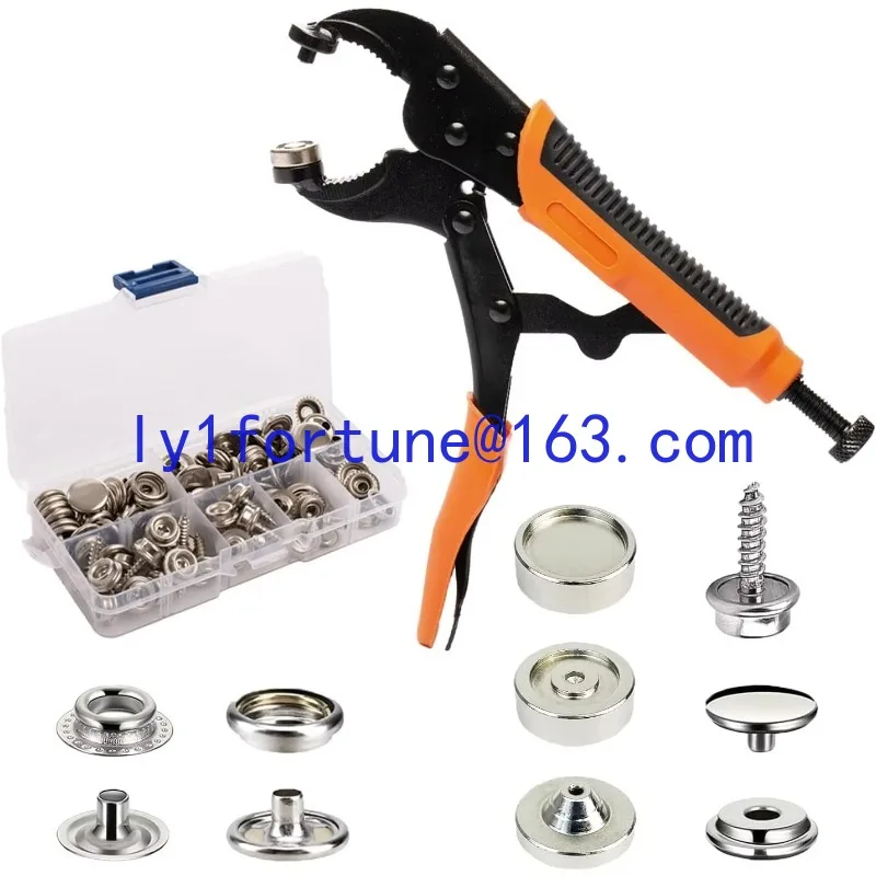 

Big white press pliers press pressure pliers tarpaulin metal snap.