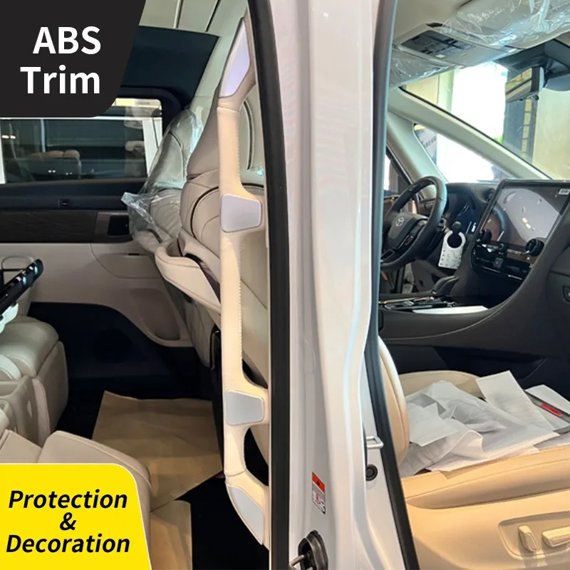 

Подходит для Toyota ALPHARD/VELLFIRE 40, средние дверные перила с блестками, интерьер ABS, Стайлинг автомобиля