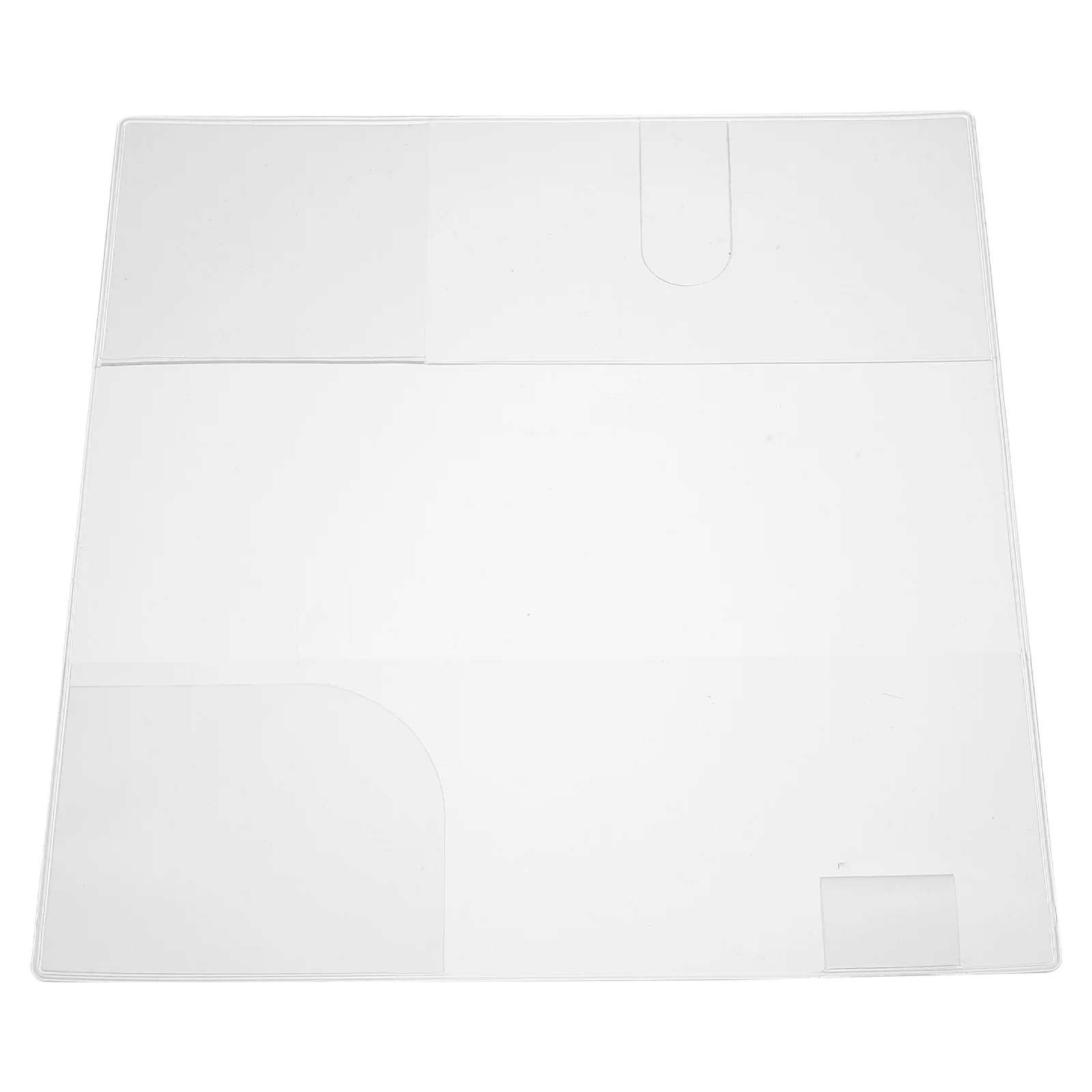 Buchhülle für Hardcover, PVC, wasserdicht, wiederverwendbar, Notebook-Planer-Abdeckung, klare Schutzjacke für Studenten, stilvoll