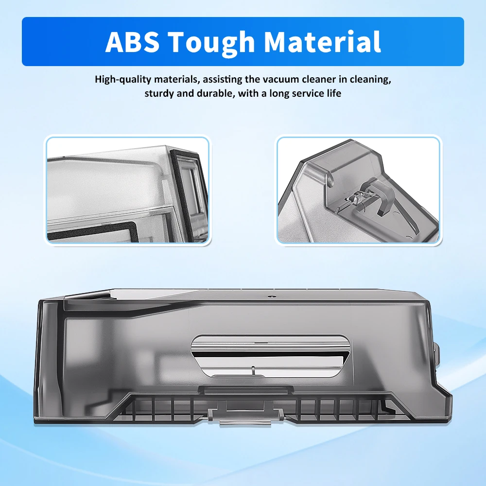 Accssories Fit For Roborock G30 Space Saros Z70 Dust Box Vacuum Cleaner Filters Dust Box Kit Dust Container Parts Replacement