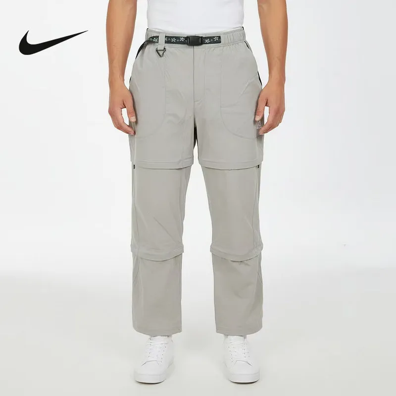 Nike Men's Pants ACG Removable Sports Shorts Outdoor Water-repellent Tooling Straight Loose Trousers IF1023-304