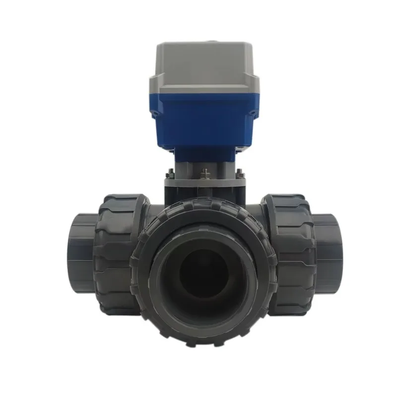 Remotely control motorized T port 3 way valve