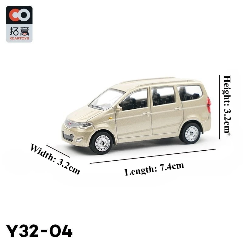 XCARTOYS 1/64 Y32-04 Alloy Car Static Model Mini Vehicles Adult Collectibles Decorations Children's Birthday Gift Toys Ornament