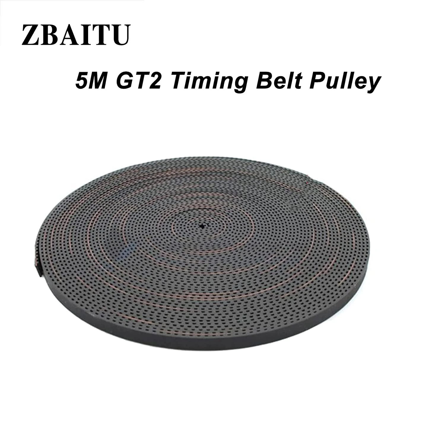 ZBAITU 5 Mét (16.4ft) GT2 Mở Thời Điểm Dây 2Mm 6Mm Rộng Polyurethane Cho Laser Khắc Cắt 3D Printe