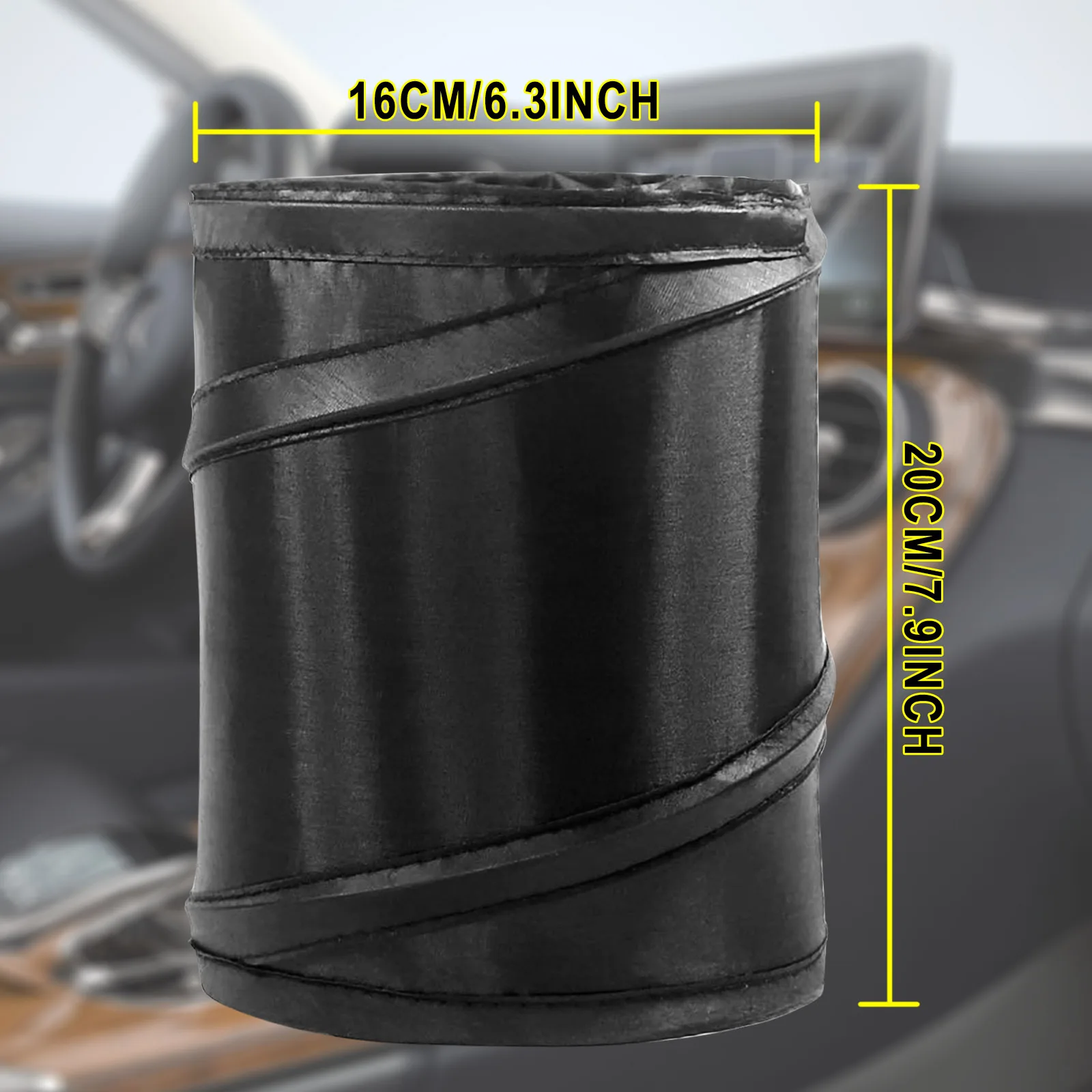 Car Trash Can Portable Garbage Bin Foldable Pop-up Waterproof Bag Waste Basket For Hyundai BMW Renault Garbage VW Ford Toyota GM