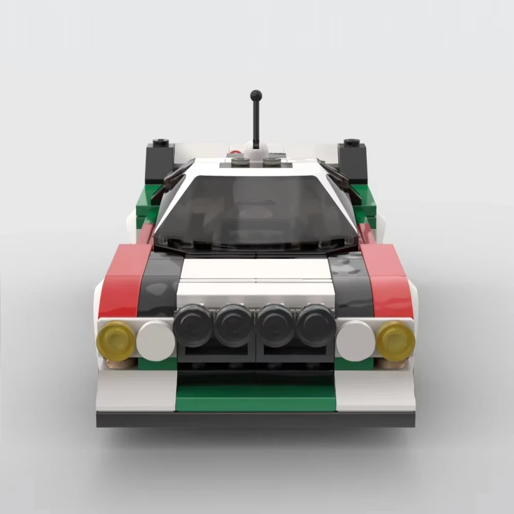 

Speed ​​Series MOC Lancia Rally 037 Martini Racing - 1983 Monte Carlo Rally Building Block Racing Car Model Assembly Toy Gift
