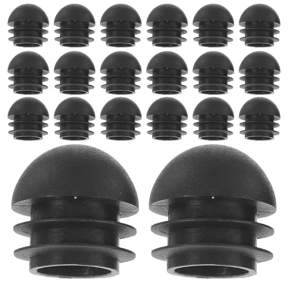 30pcs Spherical Tube Plug 22Mm Round End Cap Bung Plastic Pipe Plug For Chair Leg Glides Furniture Protector Tubing Protection - view 6