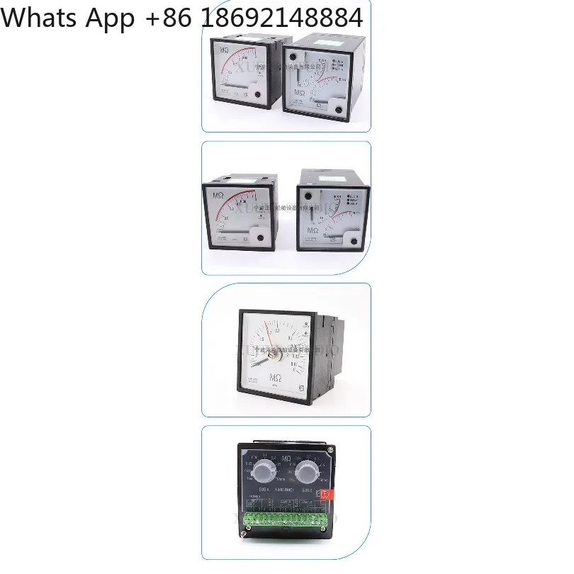 Marine insulation meter F96-BMΩ insulation monitoring and alarm instrument megohm right angle wide angle dual channel
