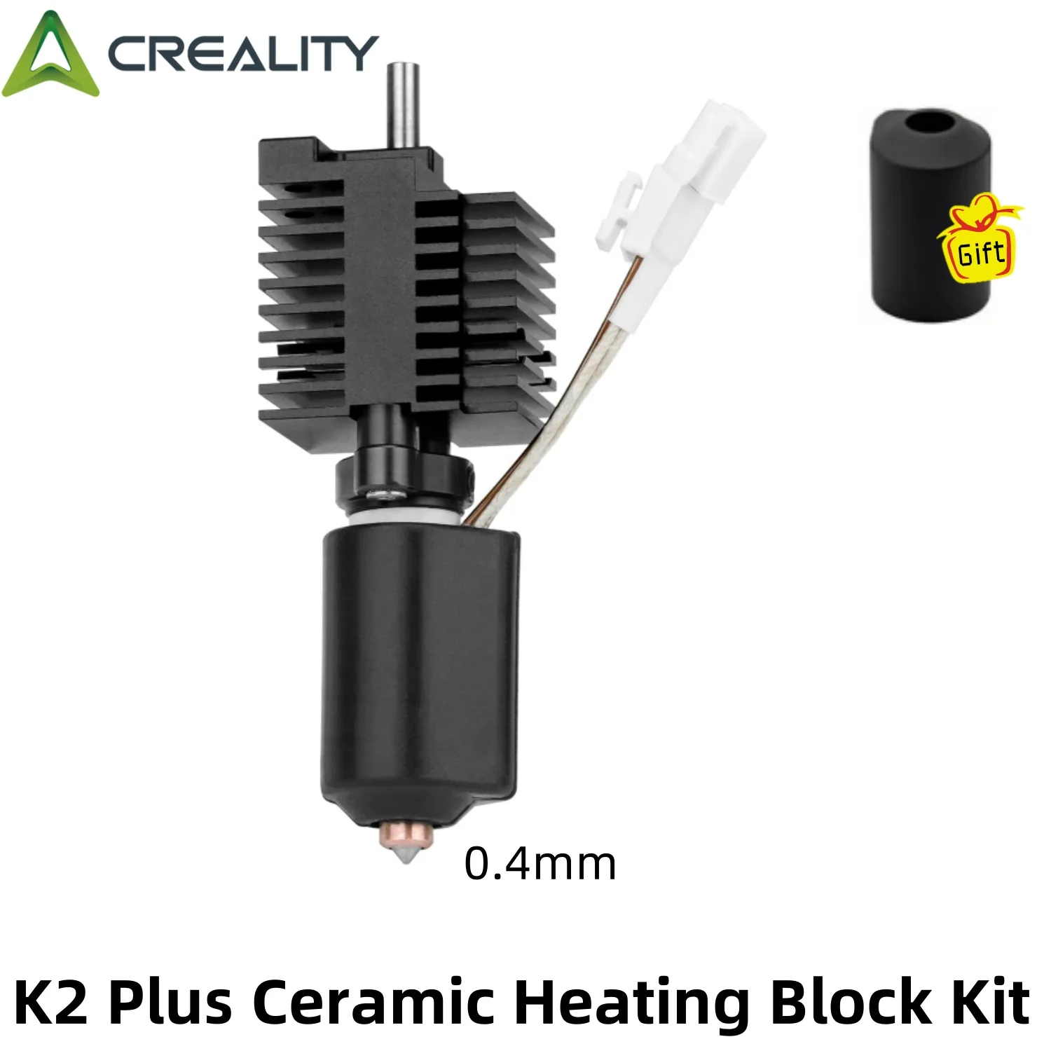 Creality K2 Plus Extruder-Heißend-Kit, Schnellwechsel-Düse, gehärteter Stahl, komplett aus Metall gefertigt, für Creality Hi/K2 PLUS-Düsen. – Detail 1