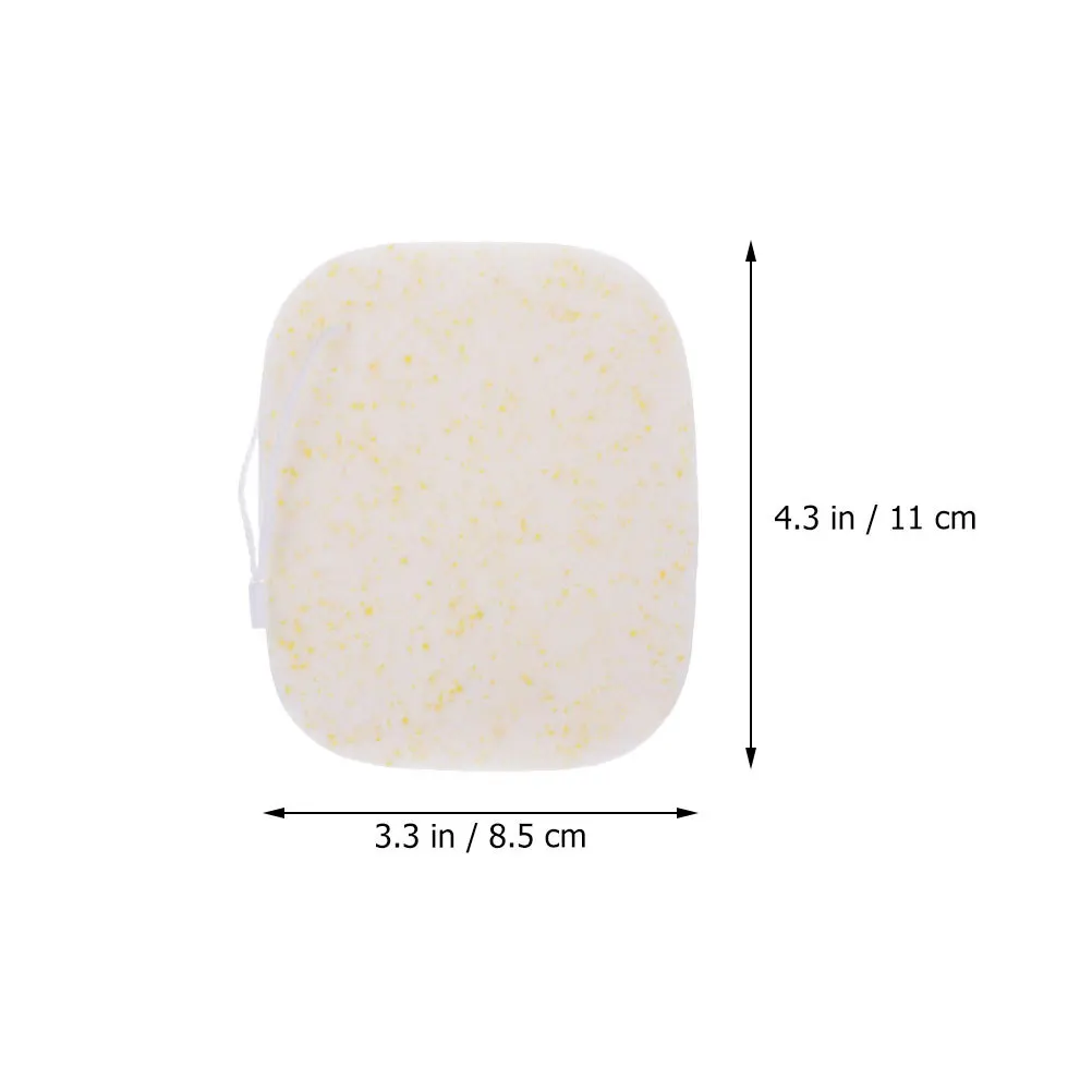 4 Stuks Gezichtsset Exfoliërende Sponzen Voor Gevoelige Huid Diepe Reiniging Porie Reiniging Herbruikbare Gezicht Wasspons Reizen Facial