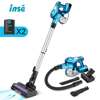 Wireless Vacuum Cleaner INSE S6P 25Kpa Powerful Suction Cordless Vacuum Cleaner, Up To 80min Run-time Handheld Stick Aspirateur