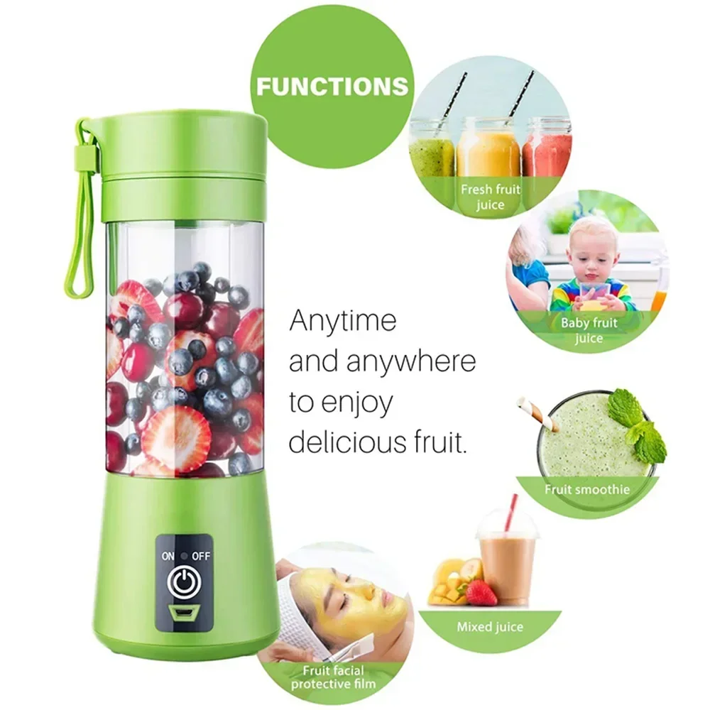 USB Mixer Electric Juicer Machine Portable Blender Smoothie Blender Mini Food Processor Personal Lemon Squeezer Orange Juicer