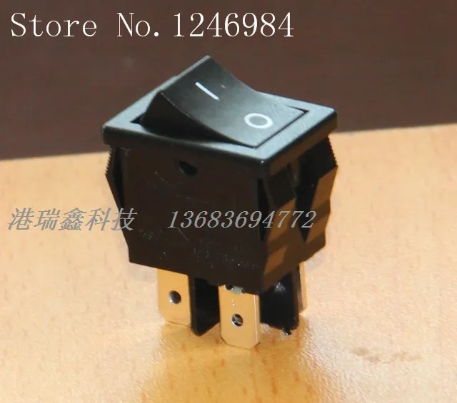 

[SA]Taiwan bright group LIGHT rocker power switch R19 Dual High Current 16A Switching R9D8 black boat--50pcs/lot