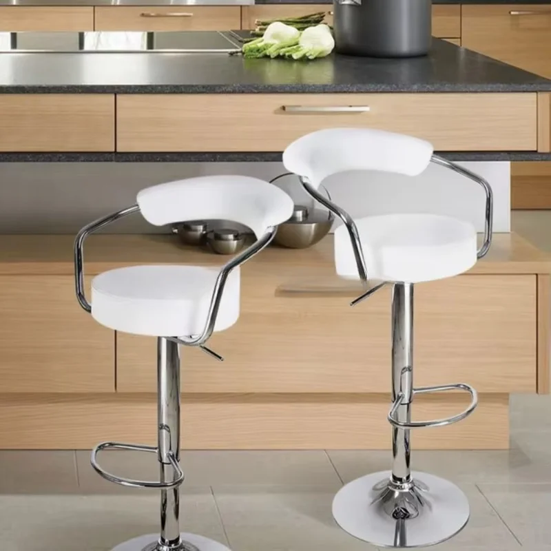 Modern Living Pluto Adjustable Height Swivel Bar Stool / Stools Chair Counter Modern Adjustable Seat Furniture CL - 2113