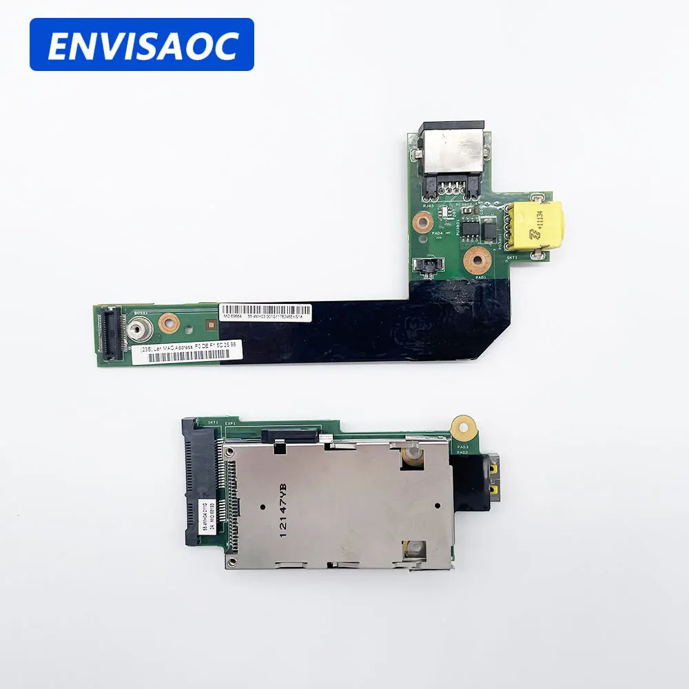 For Lenovo ThinkPad E420 E425 E520 E525 laptop DC-IN RJ45 interface DC Power Jack board 55.4MH03.001 48.4MH12.021