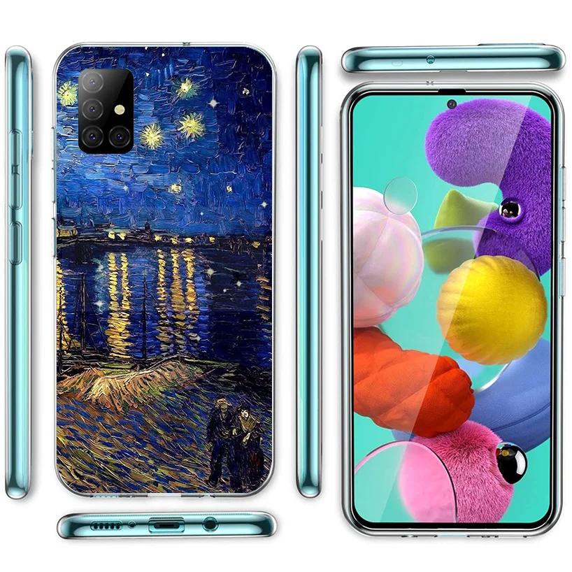 Van Gogh Oil Art Painting Phnoe Case for Samsung Galaxy A51 A50S A71 A70 A41 A40 A31 A30 A21S A20S A10S A21S A6 A7 A8 A9 Cover C