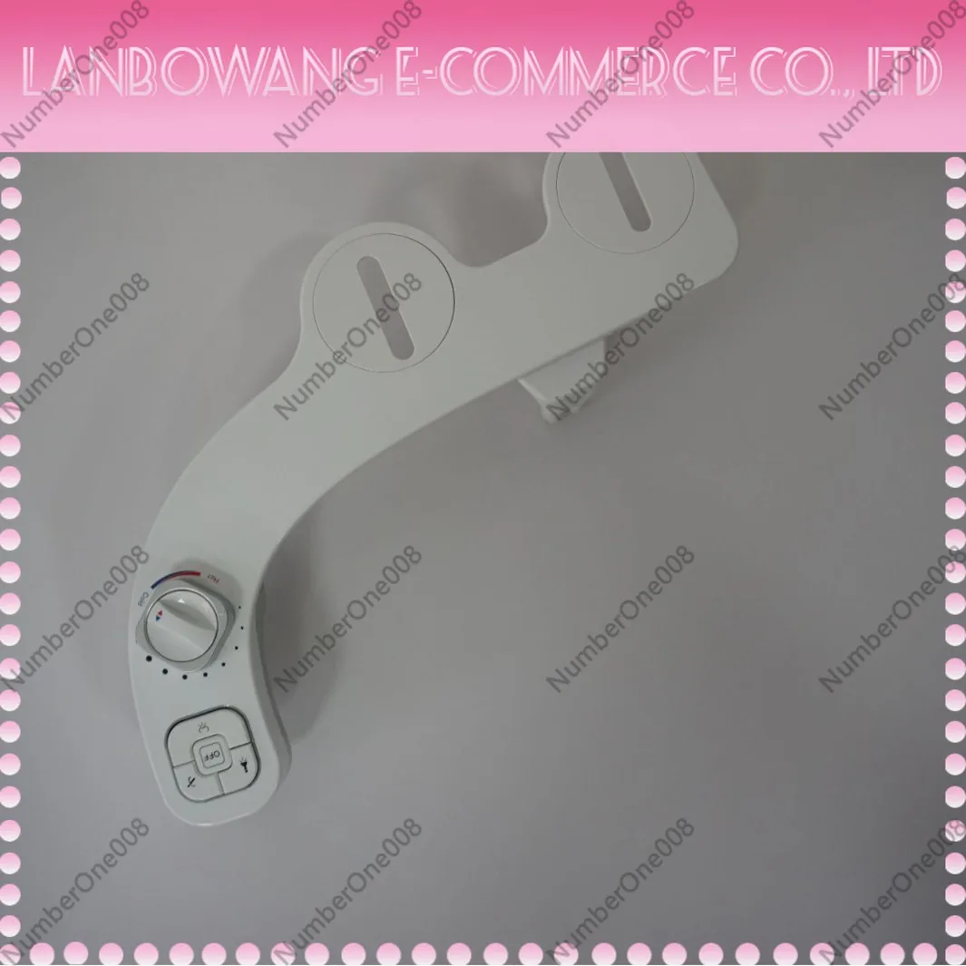 Non-Electric Bidet Toilet Seat Hot Cold Adjustable Feminine Rear Wash