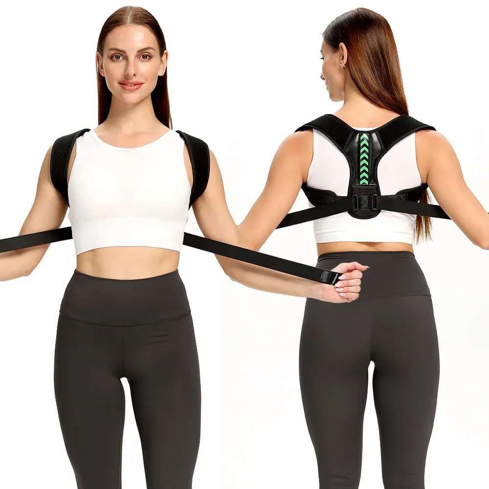 

Medical Adjustable Back Shoulder Posture Corrector Belt Clavicle Spine Support Preventing Humpback Sports Upper Back Neck Brace
