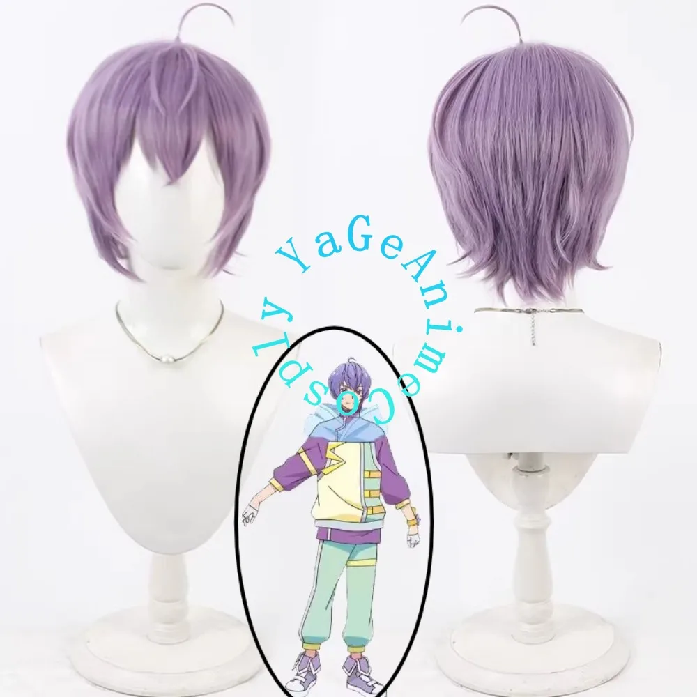 

Парик для косплея Dancing Star Kurose Maito, короткий, пышный, с объемом у корней, термостойкий, для мужского персонажа, аниме-парик