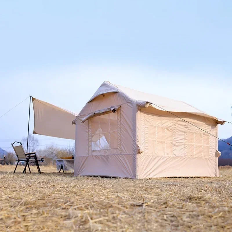 ل 4,8 ㎡   Aufblasbares Camping Zelt For 6-8 شخص، Ohne DAS Sie Een Leicht Zu Tragende، Faltbare Und Dicke