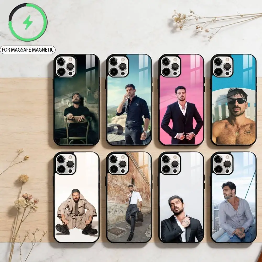 

M-Michele-LE M-Morrone-Ne Phone Case For iPhone17,16,15,14,13,12,11 Plus,Pro Max Magnetic For Magsafe Wireless Charging